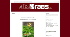 Desktop Screenshot of mr-krabs.de