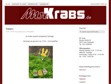 Tablet Screenshot of mr-krabs.de